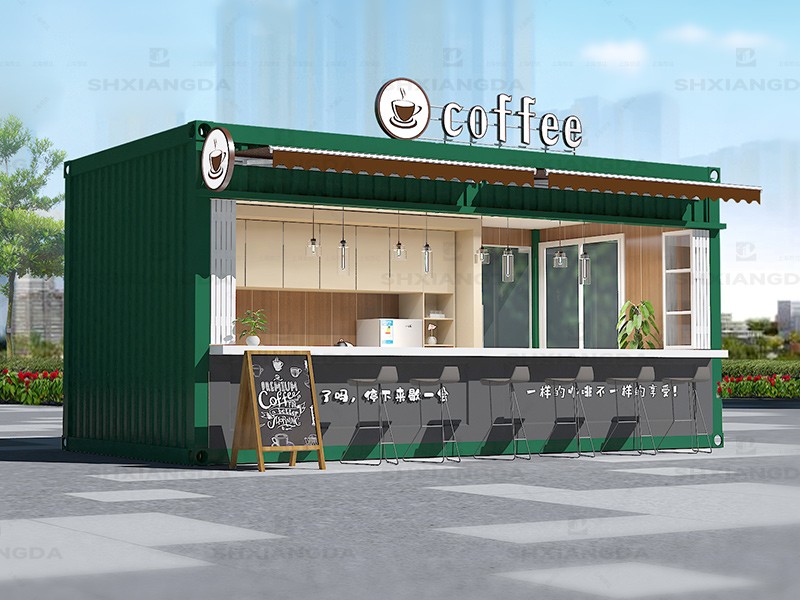 集装箱深绿咖啡店01